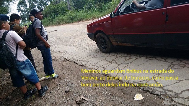 perigo na estrada