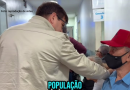 IBIÚNA – PREFEITO VISITA HOSPITAL COM JEITÃO PATERNALISTA