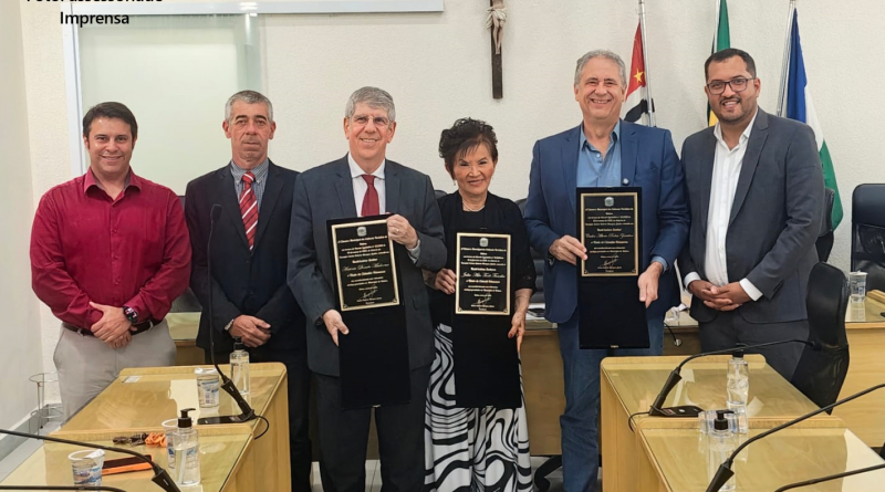 “CIDADÃOS IBIUNENSES” – CÂMARA HOMENAGEIA DEPUTADOS DONATO, ZARATTINI E JORNALISTA JÚLIA TANAKA
